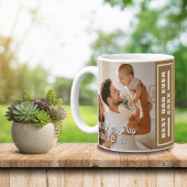 Erster Vatertag - Geschafft - personalisierbares E Kaffeetasse