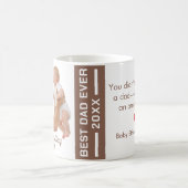 Erster Vatertag Geschenkidee Personalisiertes Ande Kaffeetasse (Mittel)