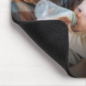 Erster Vatertag Individuelles Fotogeschenk Bester  Mousepad (Ecke)