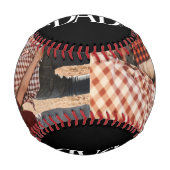 Erster Vatertag Papa Baseball (Rückseite)