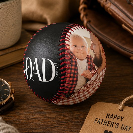Erster Vatertag Papa Baseball