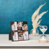 Erster Vatertag Rustikales Holz 6 Foto Collage Fotoplatte (InSitu)