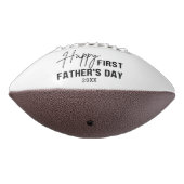 Erster Vatertag Schwarz-Weiß 3 Foto Football (Gedreht 270)