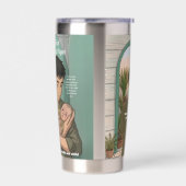 Erster Vatertag Whimsical Anime-Stil Thermobecher (Links)