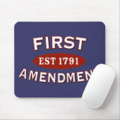 Erster Verfassungszusatz Mousepad (Mit Mouse)