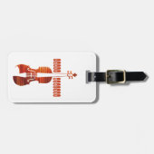 Erster Violinen-Gepäckanhänger Gepäckanhänger (Vorderseite horizontal)