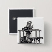 Erster völlig automatisierter Webstuhl Button (Vorne & Hinten)