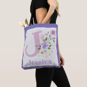 Erster Vorname Jessica mit Blume Tasche (Von Nahem)