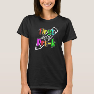 Erster Vorschultag für Vorschullehrer oder Student T-Shirt