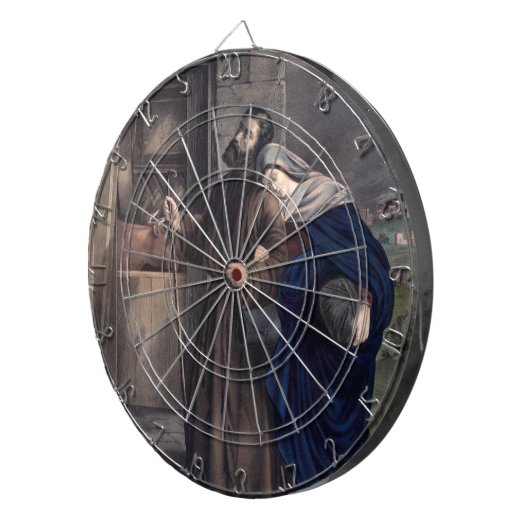 Erster Weihnachtsabend Dartscheibe (Vorderseite rechts)