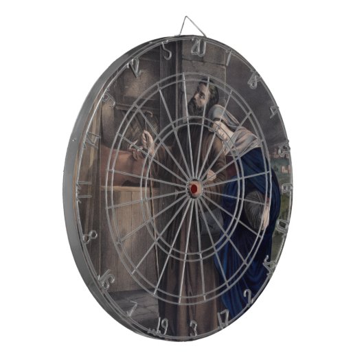 Erster Weihnachtsabend Dartscheibe (Vorderseite Links)