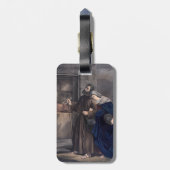 Erster Weihnachtsabend Gepäckanhänger (Rückseite vertikal)