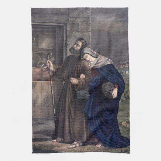 Erster Weihnachtsabend Küchentuch (Vertikal)