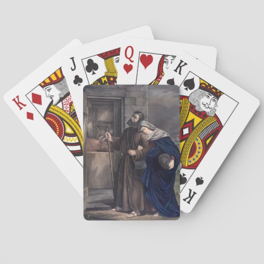 Erster Weihnachtsabend Spielkarten (Rückseite)