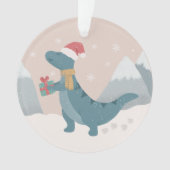 Erster Weihnachtsbaum Dinosaur Ornament (Vorderseite)