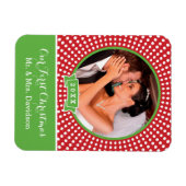 Erster Weihnachtsfeiertag Keepake Foto Magnet (Horizontal)