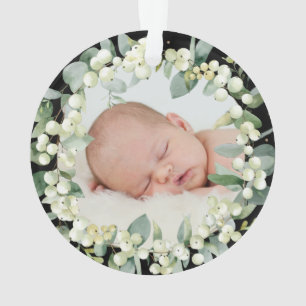 Erster Weihnachtsgroßvater/jedes verwandte Foto Ornament