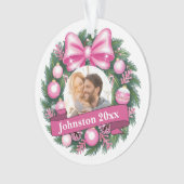 Erster Weihnachtskranz Ornament (Vorderseite)