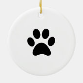 Erster Weihnachtslieder Keramik Ornament (Hinten)