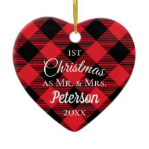 Erster Weihnachtsmann und Frau Buffalo Kariert Hea