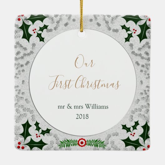 Erster Weihnachtsschmuck (Rückseite)