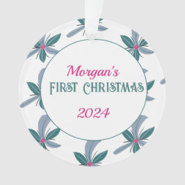 Erster Weihnachtsschmuck Ornament