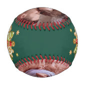 Erster Weihnachtsstopp für Fotos Baseball (Rückseite)