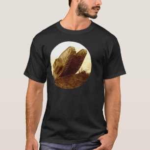 Erster Weltkrieg Brauner Panzer Raupen Veteran T-Shirt