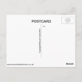 Erster Weltkrieg: Britische Infanterie Postkarte (Rückseite)