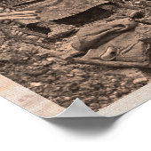 Erster Weltkrieg Britische Soldaten in Frankreich Poster (Ecke)