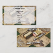 Erster Weltkrieg, der Ausrüstung rasiert Visitenkarte (Vorne/Hinten)