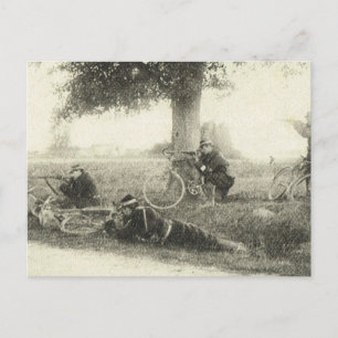 Erster Weltkrieg, Fahrradbrigade Postkarte