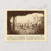 Erster Weltkrieg, Frankreich, Bäume markieren fein Postkarte (Vorderseite)