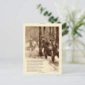 Erster Weltkrieg, Gedichte des Krieges Postkarte (Stehend Vorderseite)