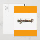 Erster Weltkrieg Kämpfer Postkarte (Vorne/Hinten)