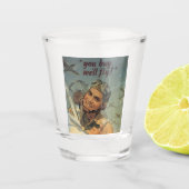 Erster Weltkrieg Schnapsglas (Vorderseite)