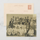 Erster Weltkrieg, Village Foto Postkarte (Vorne/Hinten)