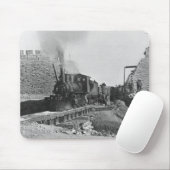 Erster Zug, der durch die Wand von Peking, Ch Mousepad (Mit Mouse)