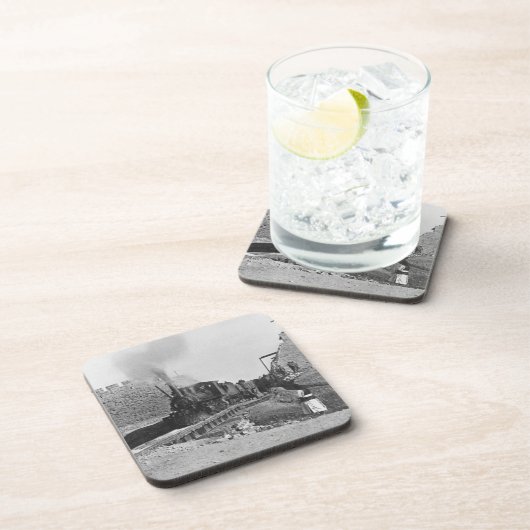 Erster Zug, der durch die Wand von Peking, Ch Untersetzer (Rechte Seite)