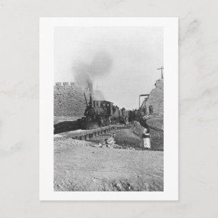 Erster Zug durch die Mauer von Peking, Ch Postkarte