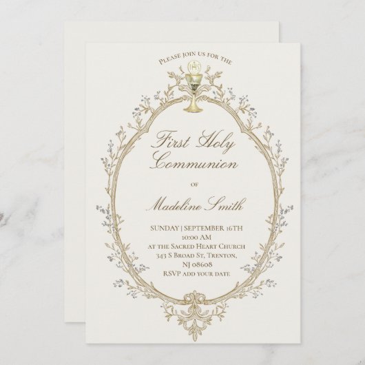 erster Zwiebelrahmen Einladung (Vorne/Hinten)