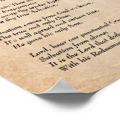 Erstes afrikanisches amerikanisches Gedicht Poster (Ecke)