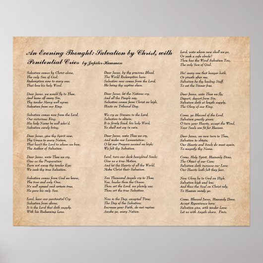 Erstes afrikanisches amerikanisches Gedicht Poster (Vorne)