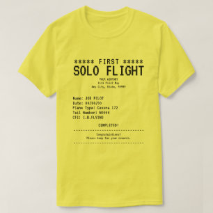 Erstes Alleinflug T-Shirt