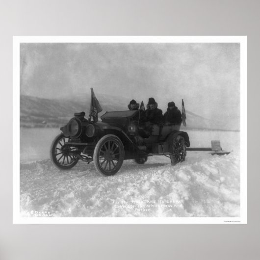 Erstes Auto von Dawson nach Whitehorse, Alaska 191 Poster (Vorne)