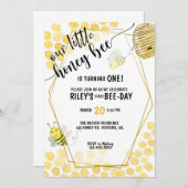 ERSTES BIRTHTAG, BEBEN PARTY, WURDE THEMEN EINLADUNG (Vorne/Hinten)