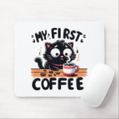 Erstes Black Coffee Adventure Mousepad (Mit Mouse)