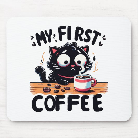 Erstes Black Coffee Adventure Mousepad (Vorne)