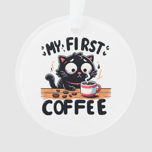 Erstes Black Coffee Adventure Ornament (Vorderseite)