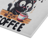 Erstes Black Coffee Adventure Schneidebrett (Ecke)